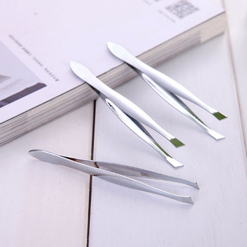 Nhíp nhổ lông mày tóc bạc lông nách bằng thép không gỉ chất lượng cao