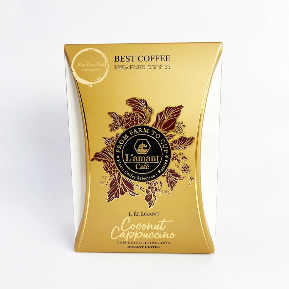 L'amant Café Coconut Cappuccino - Cà Phê Hòa tan Vị Dừa Phiên Bản Tết 2022 (Free Ship)