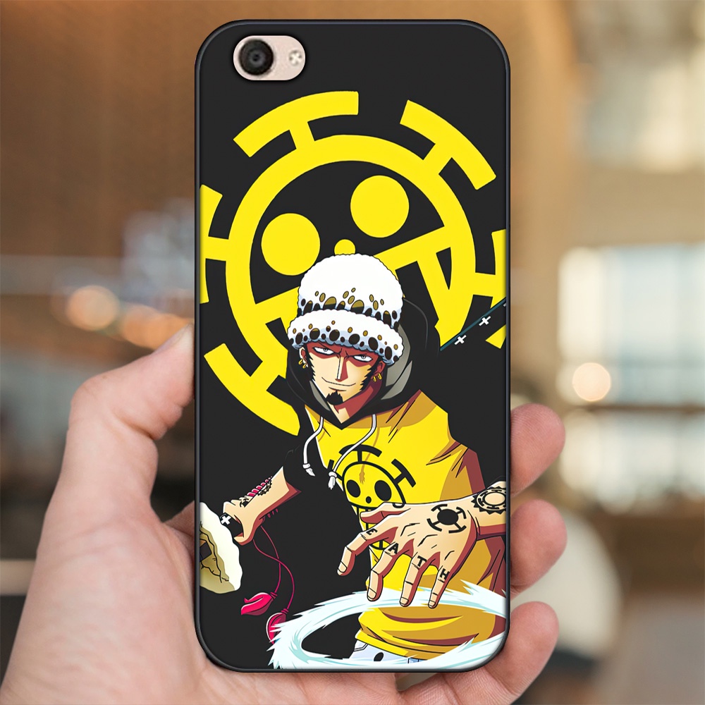 Ốp lưng Vivo V5, V5 Plus viền đen in hình Law One Piece