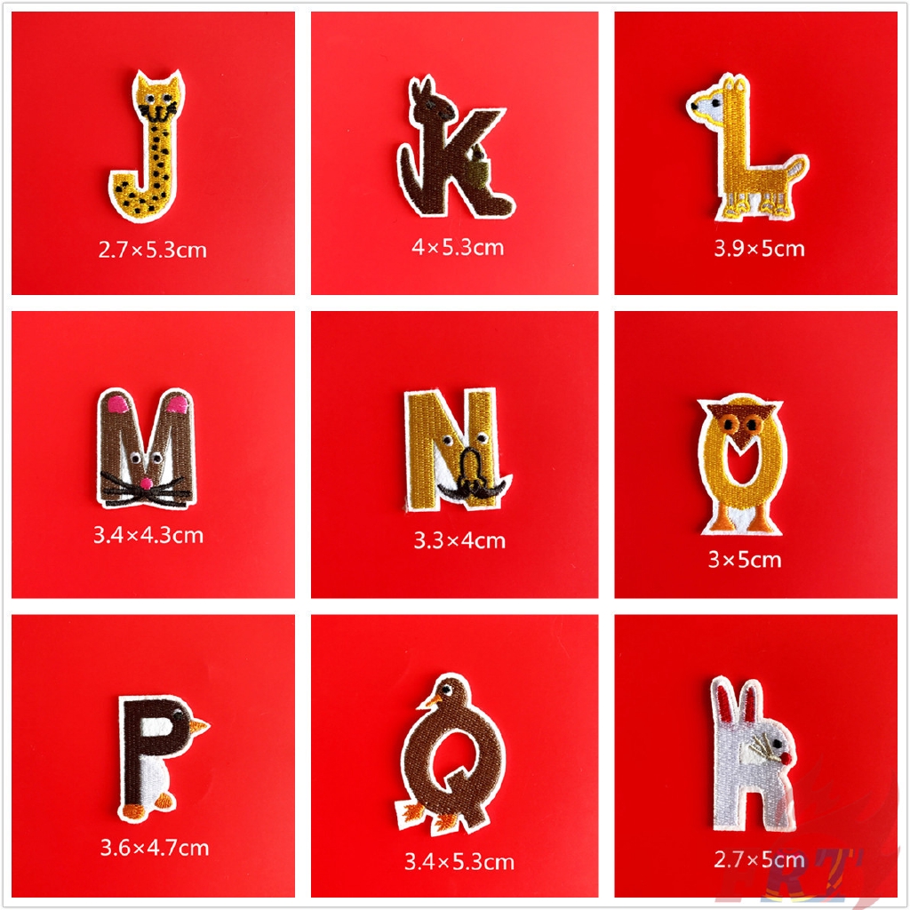 Miếng vá hình động vật hoạt hình anime DIY dạng ủi/ may lên