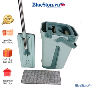 Bộ cây lau nhà ,chổi lau nhà thông minh tự vắt 360 TẶNG Kèm 2 miếng lau siêu sạch
