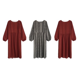 Váy xòe dáng dài Babydoll dài tay nhẹ nhàng (Big Size)- ODER