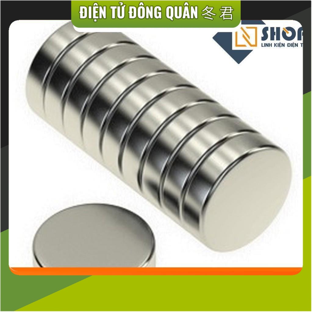 Nam châm đất hiếm 10x3mm, 12x3mm, 8x5mm