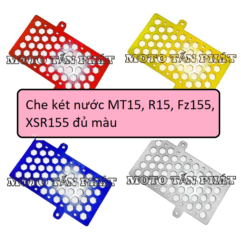 Che két nước MT15, R15, Fz155, XSR155, bảo vệ két nước r15, Fz155, XSR155 moto tấn phát
