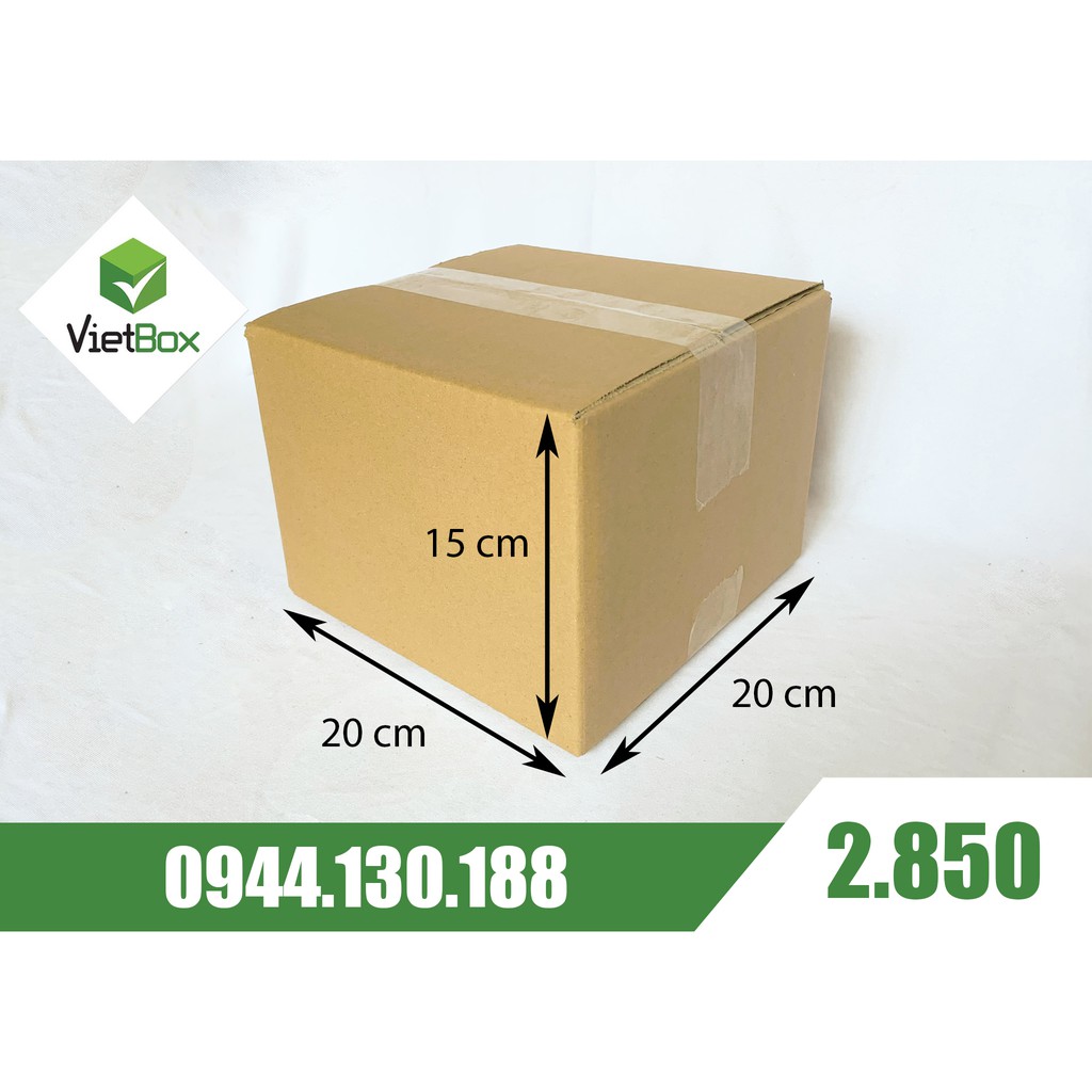 Combo 20 hộp carton 20x20x15