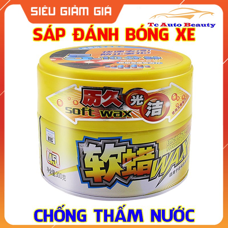 Sáp đánh bóng Botny Soft Wax B-1718 bảo vệ bề mặt sơn, chống tia UV trọng lượng 300g- TC AUTO
