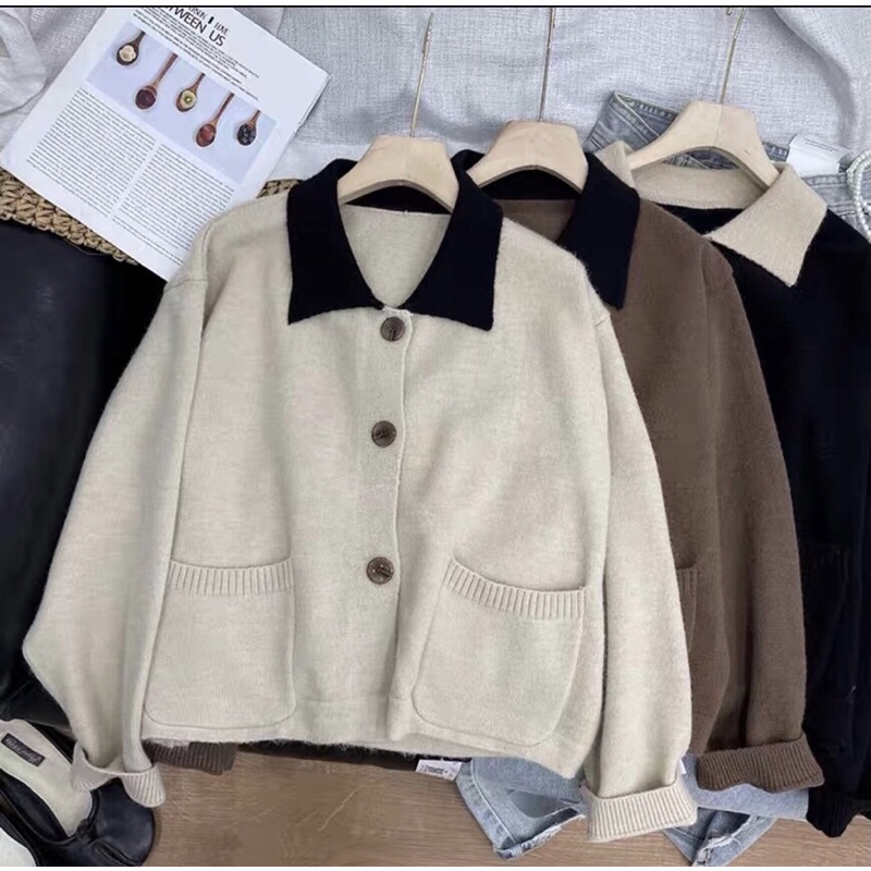 Áo Len Cổ Đức Vintage