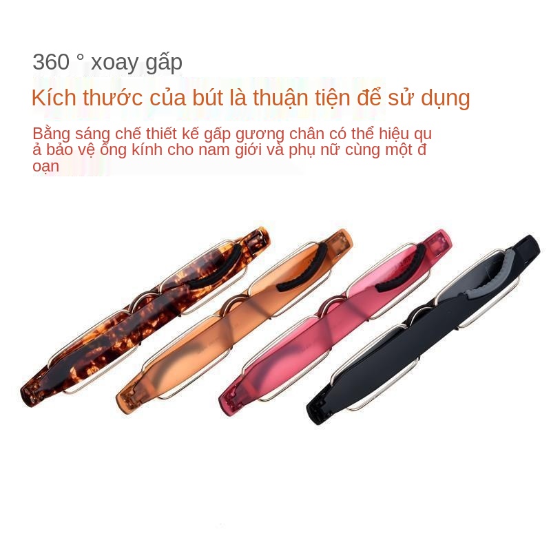 Kính đọc sách gập xoay 360 độ nhập khẩu Thụy Sỹ Kính chống lão hóa thời trang siêu nhẹ dành cho người cao tuổi