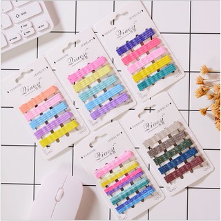 Sét 20 kẹp tăm màu nhũ dễ thương pk142