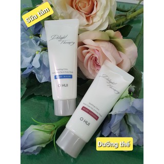 Cặp sữa tắm & dưỡng thể Ohui mini 40ml (Ohui Delight Therapy Body Wash + Body Lotion)
