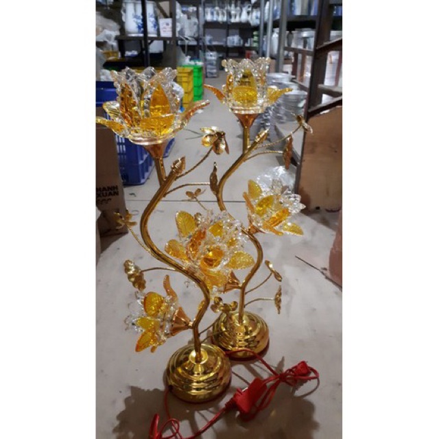 Đèn thờ thủy tinh phale cao cấp