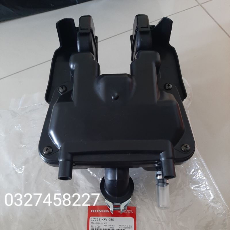 Nguyên bộ pô e, bao tử lọc gió Dream, Wave, Future 1 ... zin Honda