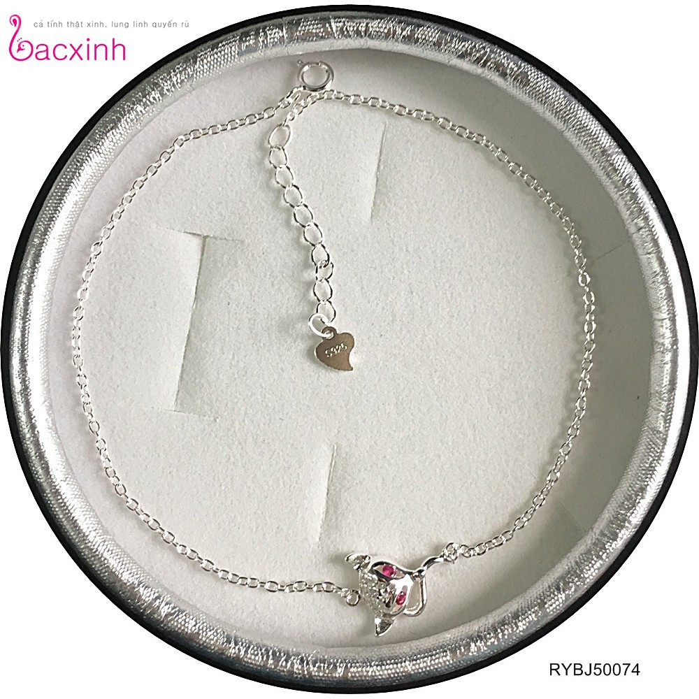 Lắc chân bạc Ý 925 Bạc xinh Huệ Ngân - Hồ ly quyến rũ RYBJ50074 | BigBuy360 - bigbuy360.vn