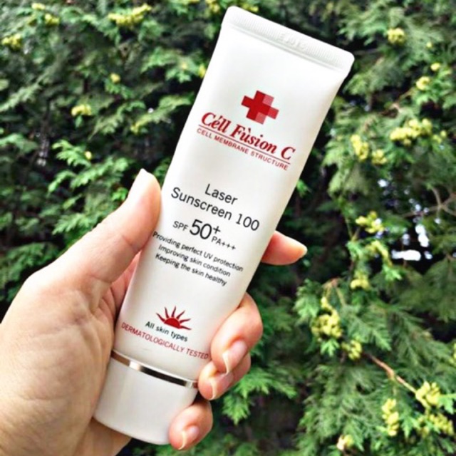 Kem chống nắng Cell Fusion C Đỏ Laser Sunscreen 100 SPF 50+ PA+++
