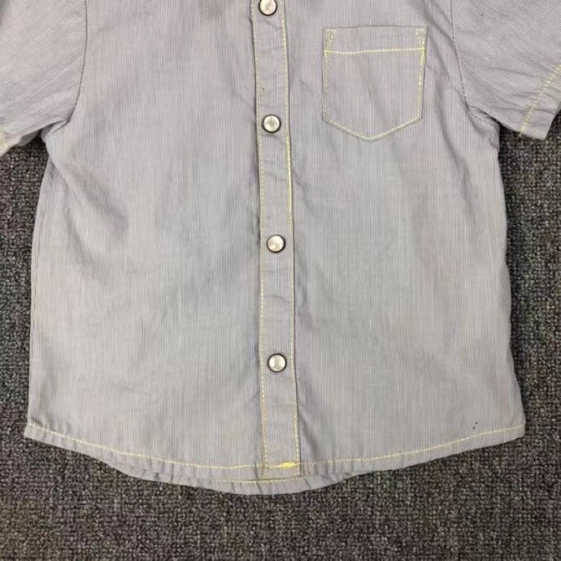 Áo sơ mi ngắn tay bé trai hàng xuất dư xịn