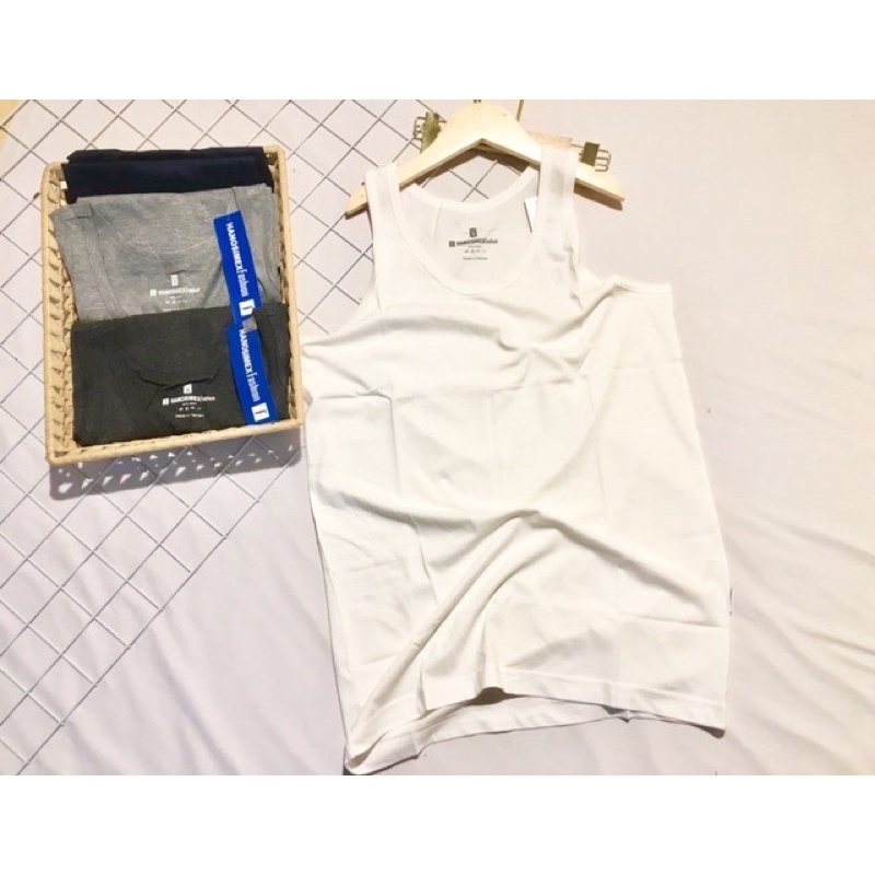 Áo 3 Lỗ Nam Hanosimex - 100% Cotton - Dáng Rộng