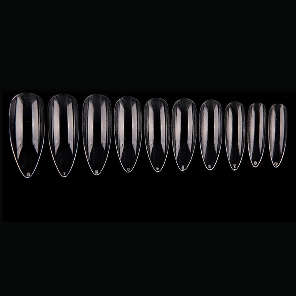 [Hàng mới về] Set 100 móng tay giả 3 màu bao phủ toàn bộ móng tay làm từ acrylic trang trí thủ công chuyên nghiệp