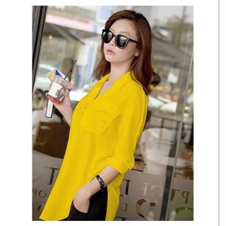 Áo Sơ Mi Form Dài Thời Trang A518