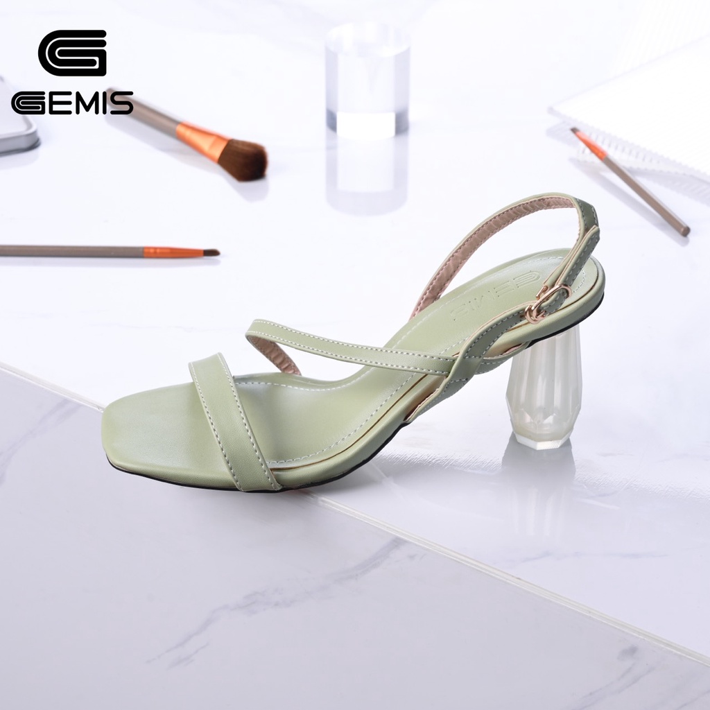 Sandal gót trong 7cm Gemis- GM00316