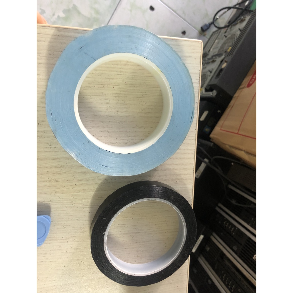 Băng keo đen chuyện dụng dán màn hình Laptop cho anh em thợ dán lại LCD khi tháo ra làm đốm - lót, Keo dán màn hình IMAC