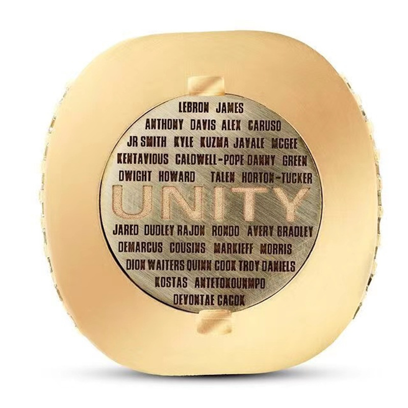 Nhẫn Họa Tiết Lakers NBA Cá Tính Thời Trang 2020