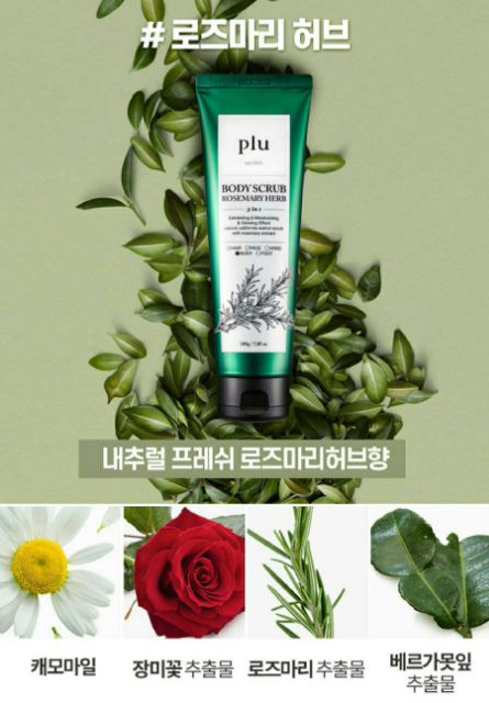 (XẢ KHO) (Date 07-2022)Tẩy Tế Bào Chết Body Chiết Xuất Từ Thiên Nhiên PLU Body Scrub 200g | BigBuy360 - bigbuy360.vn