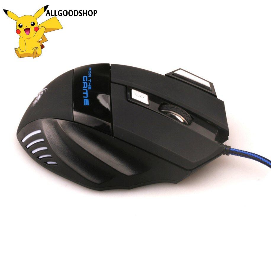 Wired Colored chuột 7 Button 2500dpi LED Optical USB Computer Mouse Gamer