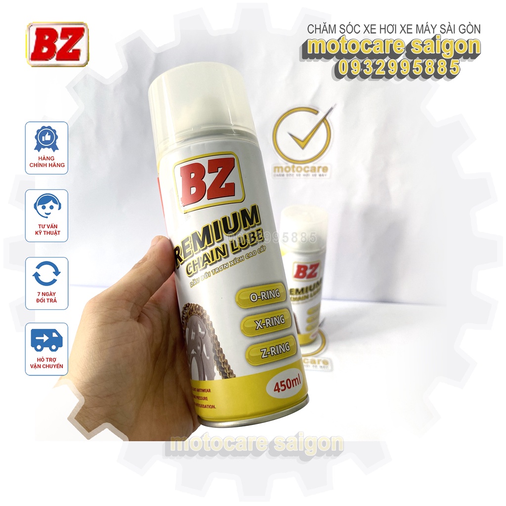 [COMBO CAO CẤP] Dưỡng sên bôi trơn sen BZ Premium 450ml và rửa sên vệ sinh sên BZ 600ml