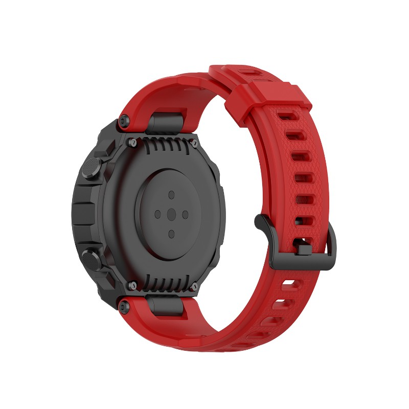 Dây Đeo Thay Thế Chất Liệu Silicon Thiết Kế Nhiều Lỗ Cho Amazfit T-rex Pro