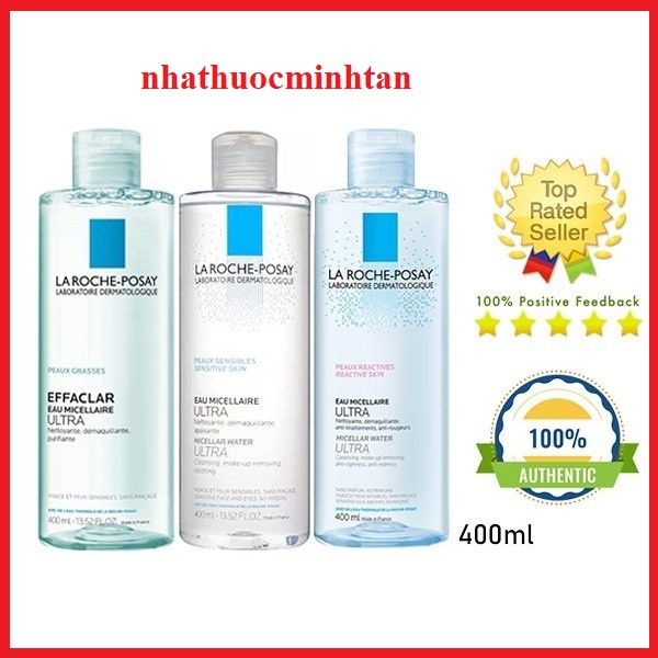 [Mã 44FMCGSALE1 giảm 10% đơn 250K] Nước tẩy trang La Roche Posay Dành cho da dầu và da nhạy cảm⚡ Chính Hãng ⚡ | BigBuy360 - bigbuy360.vn