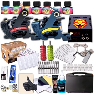 Máy Xăm trọn bộ tattoo machine cao cấp 22 chi tiết [ HÀNG CÓ SẴN ]