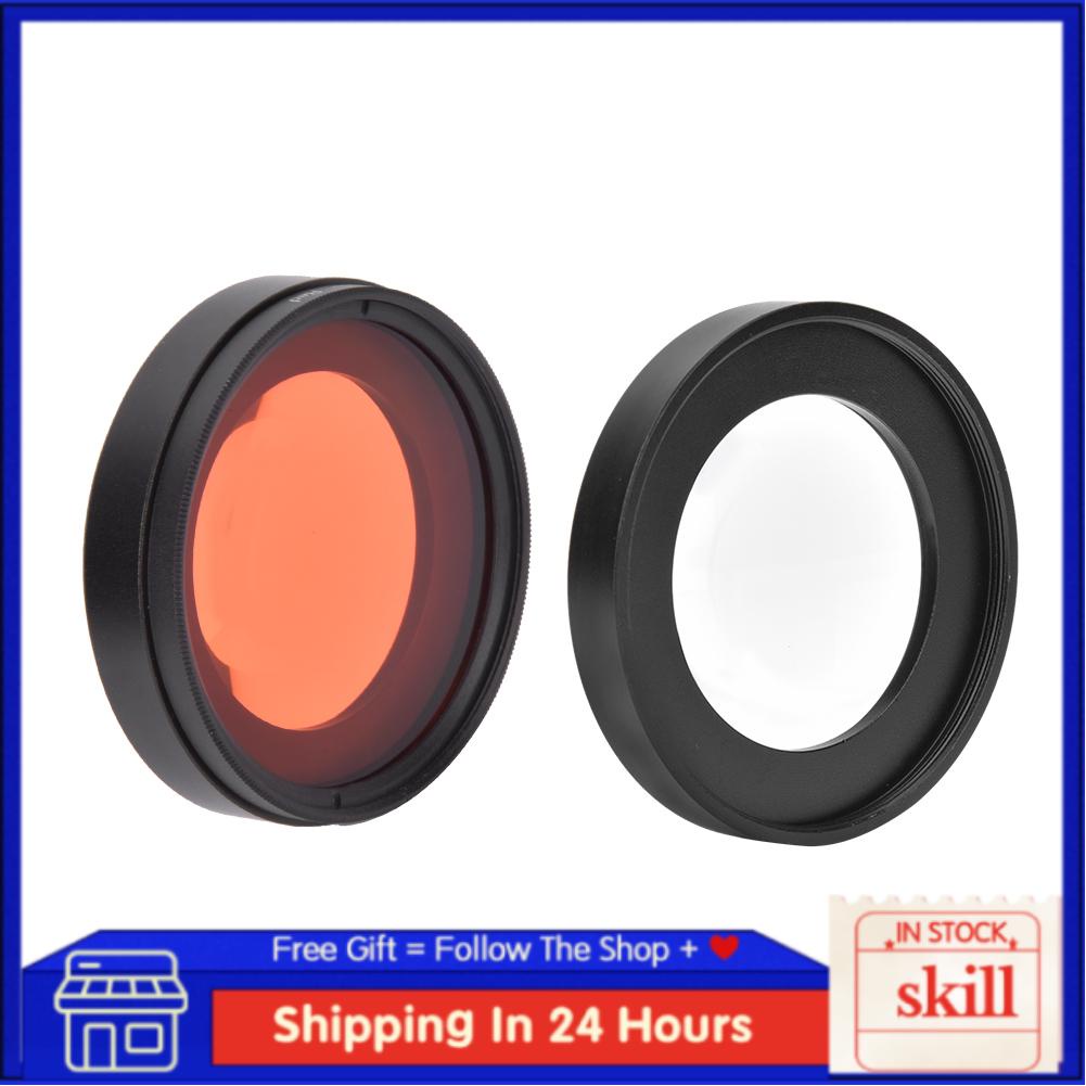 Kính lọc màu đỏ 58mm kèm ống kính Macro 16X cho camera hành trình Gopro5 | BigBuy360 - bigbuy360.vn