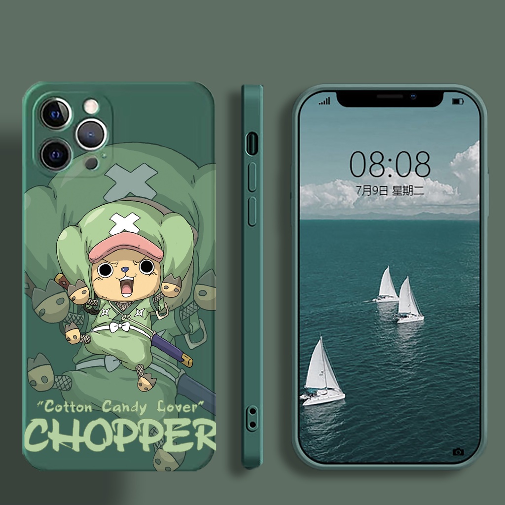 Ốp Điện Thoại Silicone Chống Sốc In Hình One Piece Chopper Cho iPhone 13 / 12 / 11