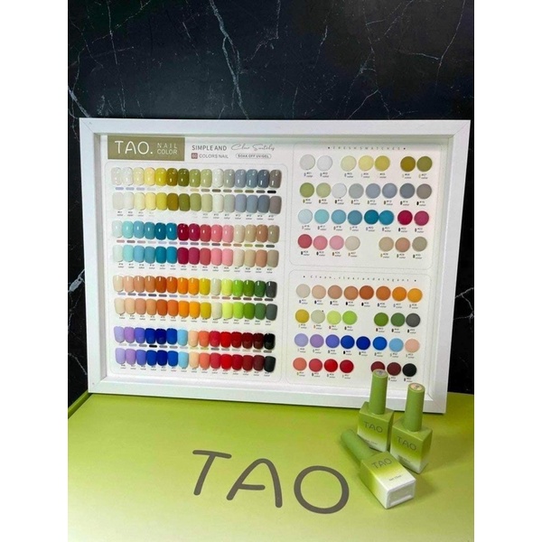 Sét sơn gel T.A.O 60 màu ,sơn móng tay , sơn hàn quốc tặng base top kèm bảng màu