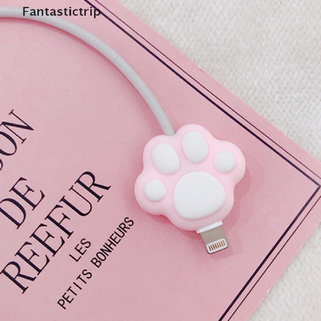 Phụ Kiện Bảo Vệ Đầu Dây Cáp Bằng Silicon Dễ Thương