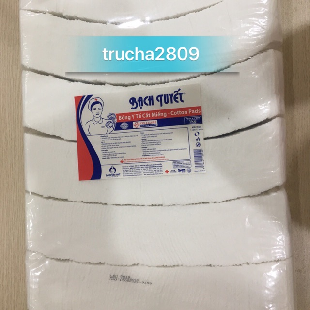 Bông bạch tuyết cắt miếng sẵn 1kg