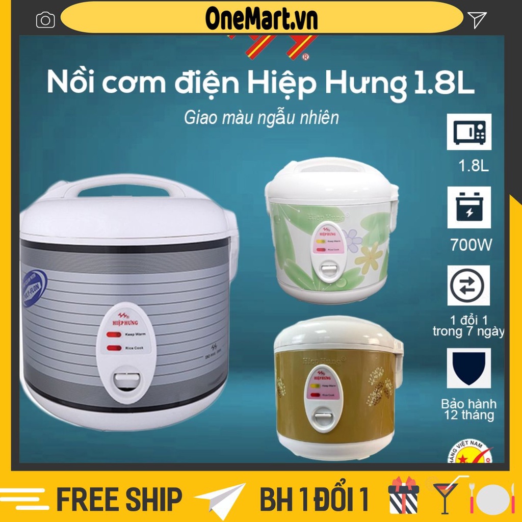 Nồi cơm điện Hiệp Hưng chất lượng cao ruột nồi dày rặn phù hợp mọi như cầu nấu cơm - Onemart