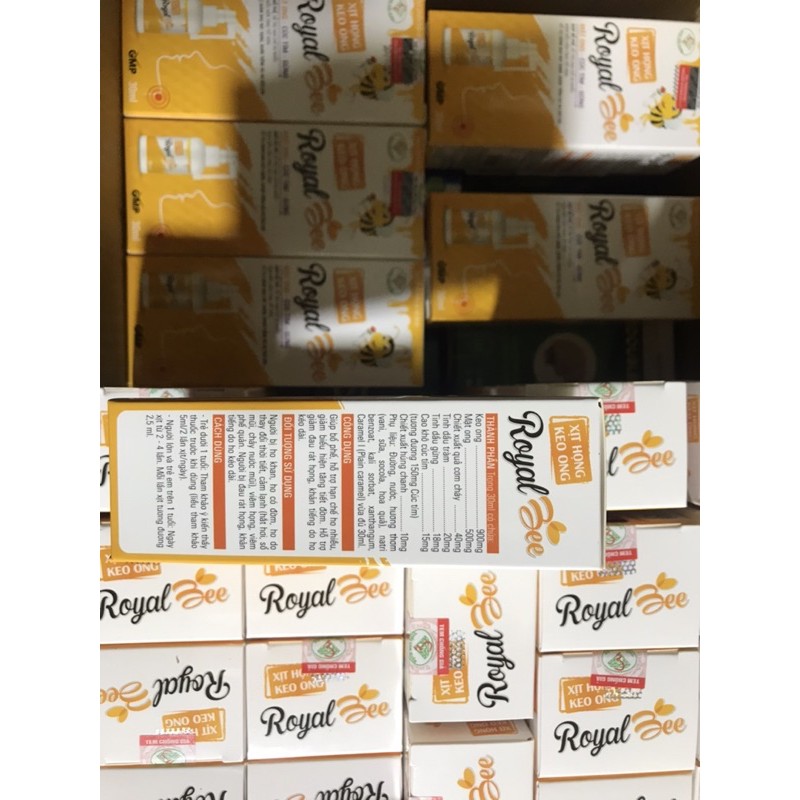 Xịt họng keo ong Royal bee ,cắt cơn ho nhanh trong vòng 3 phút