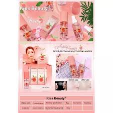 Xịt Khoáng Khóa lớp Nền Trang điểm Kiss Beauty Peachy 75ml | BigBuy360 - bigbuy360.vn