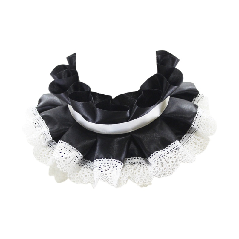 Cổ Áo Giả Bằng Vải Satin Viền Ren Có Thể Điều Chỉnh Phong Cách Lolita Cổ Điển Cho Nữ Hóa Trang | BigBuy360 - bigbuy360.vn