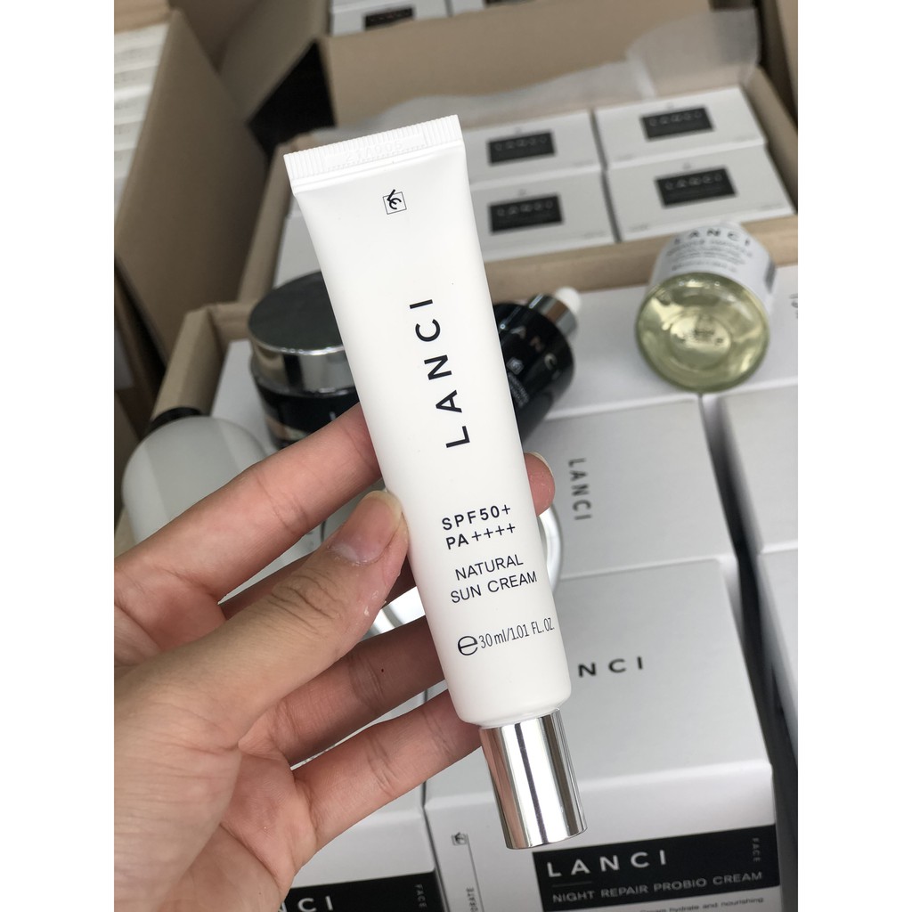 Kem Chống Nắng Lanci Natural Sun Cream SPF50+ PA++++ Hàn Quốc Mit Beauty
