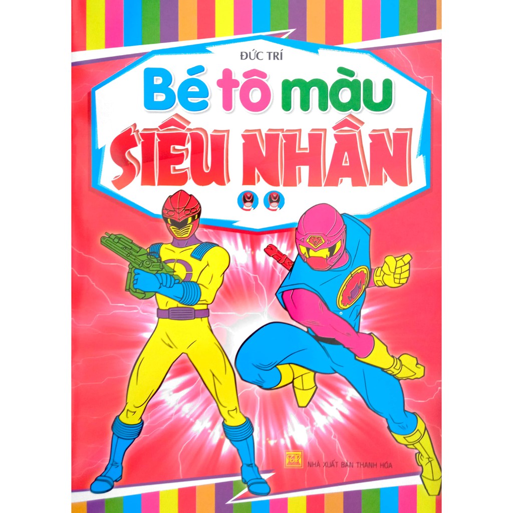 Sách - Bé Tô Màu Siêu Nhân (Đức Trí) - Combo 4 cuốn