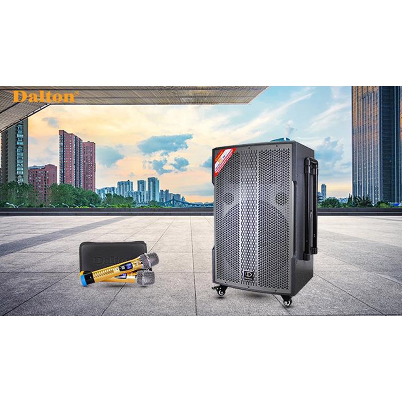 Loa kéo Dalton TS-15G500X (Kèm 2 mic ko dây) 600W Bass 40cm