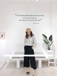 [Ảnh thật] - Quần culottes đũi