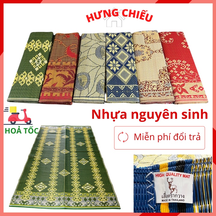 Chiếu nhựa thái lan ăn cơm điều hoà gấp gọn đủ cỡ 2m 3m 4m