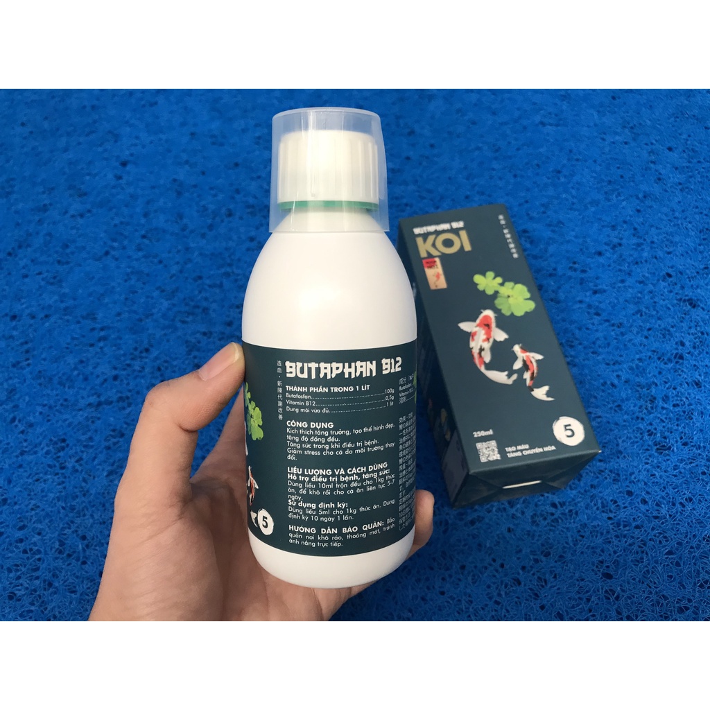 BUTAPHAN B12 Kích Thích Tăng Trưởng, Tăng Lực, Giảm Stress Dành Cho Cá Koi