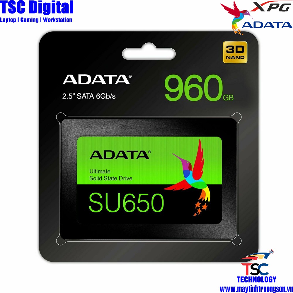 Ổ Cứng SSD ADATA Ultimate SU630 960GB 2.5" SATA 6Gb/s 3D QLC