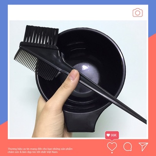 Combo Bát và Lược Nhuộm Cao Cấp Chuyên Dụng Cho Salon, Chén và Lược Nhuộm Tóc Tại Nhà