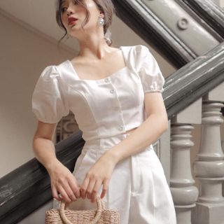 ZERASY - Sét quần sort + áo croptop dễ thương