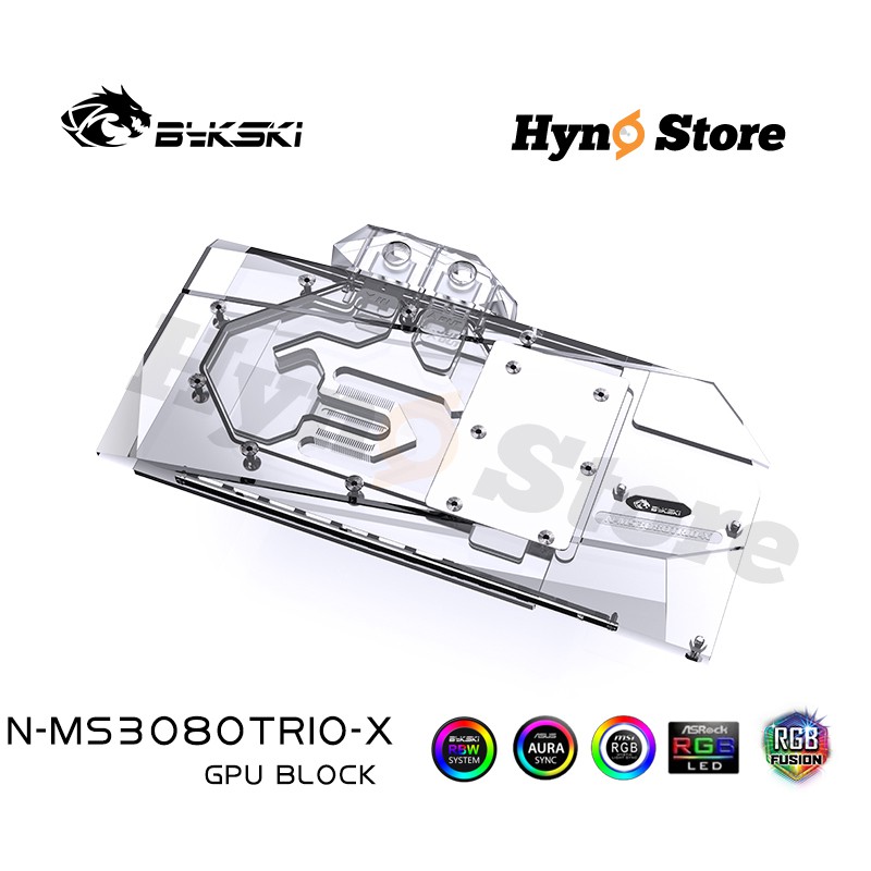 Block tản nhiệt nước MSI 3080 3090 Trio Gaming Tản nhiệt nước custom - Hyno Store